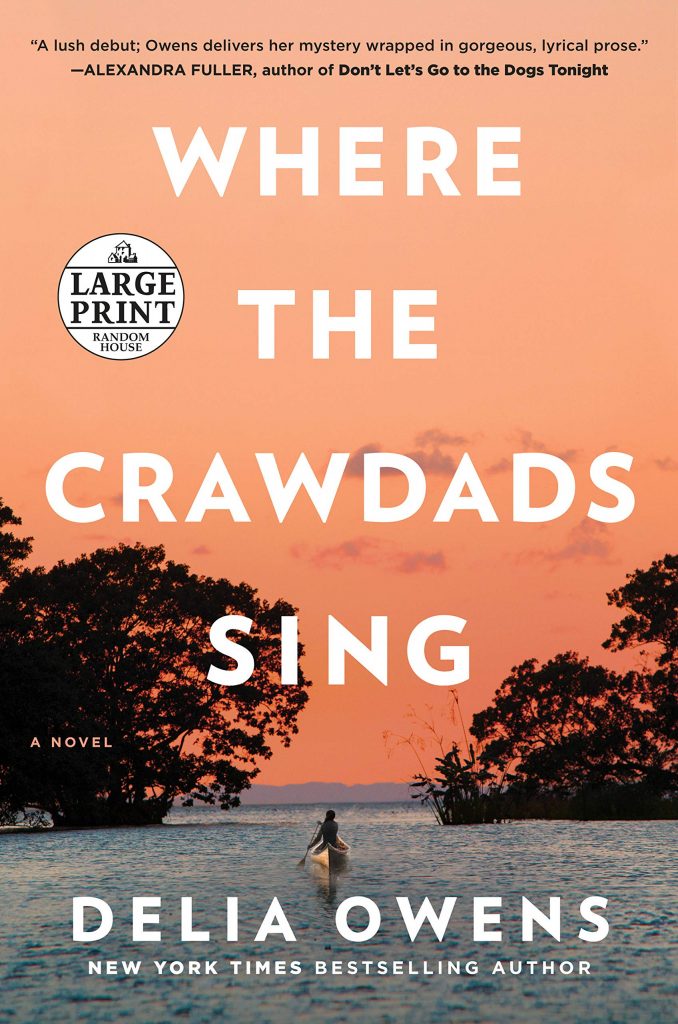 book cover "where crawdads sing"